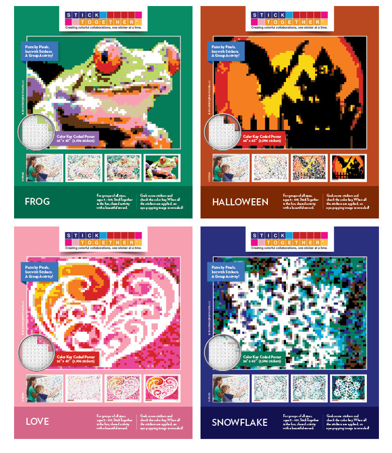Build Community with StickTogether Sticker Mosaic Puzzle Posters