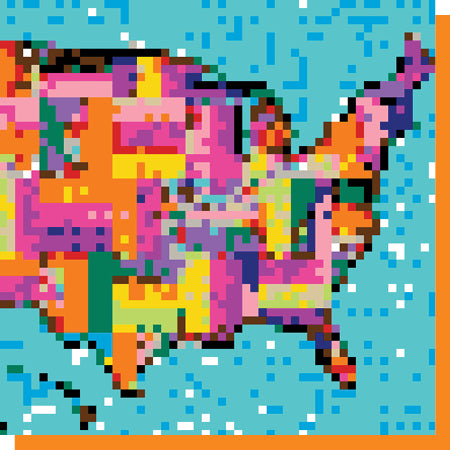 USA Map On Sale